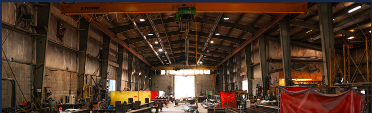Warnaar Steel-Tech shop floor